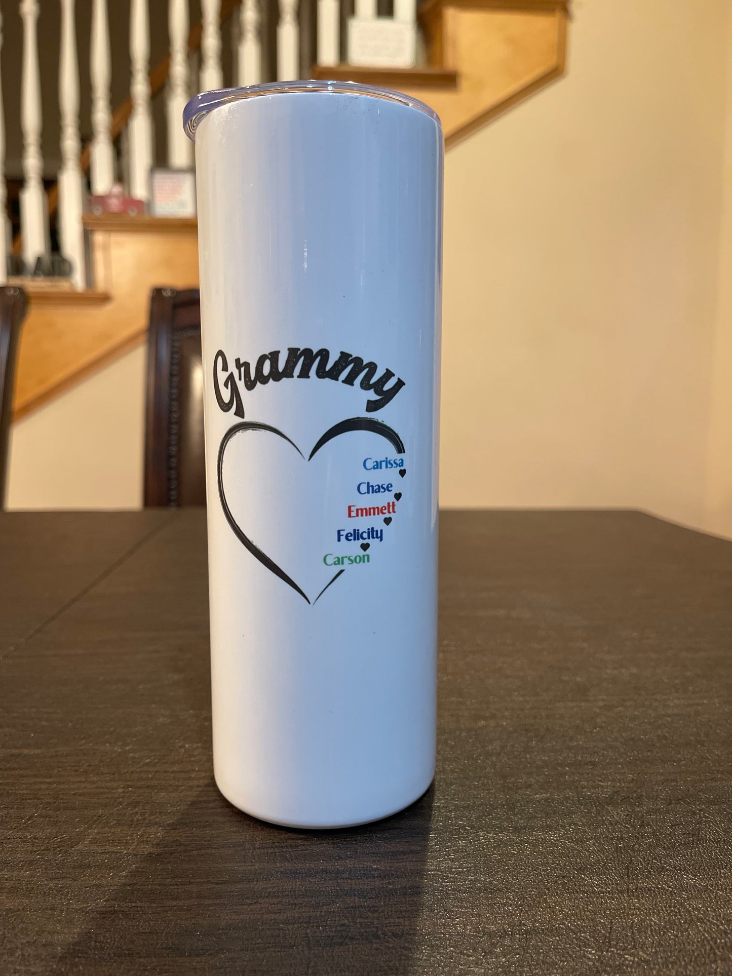 20 oz tumbler w/ Straw