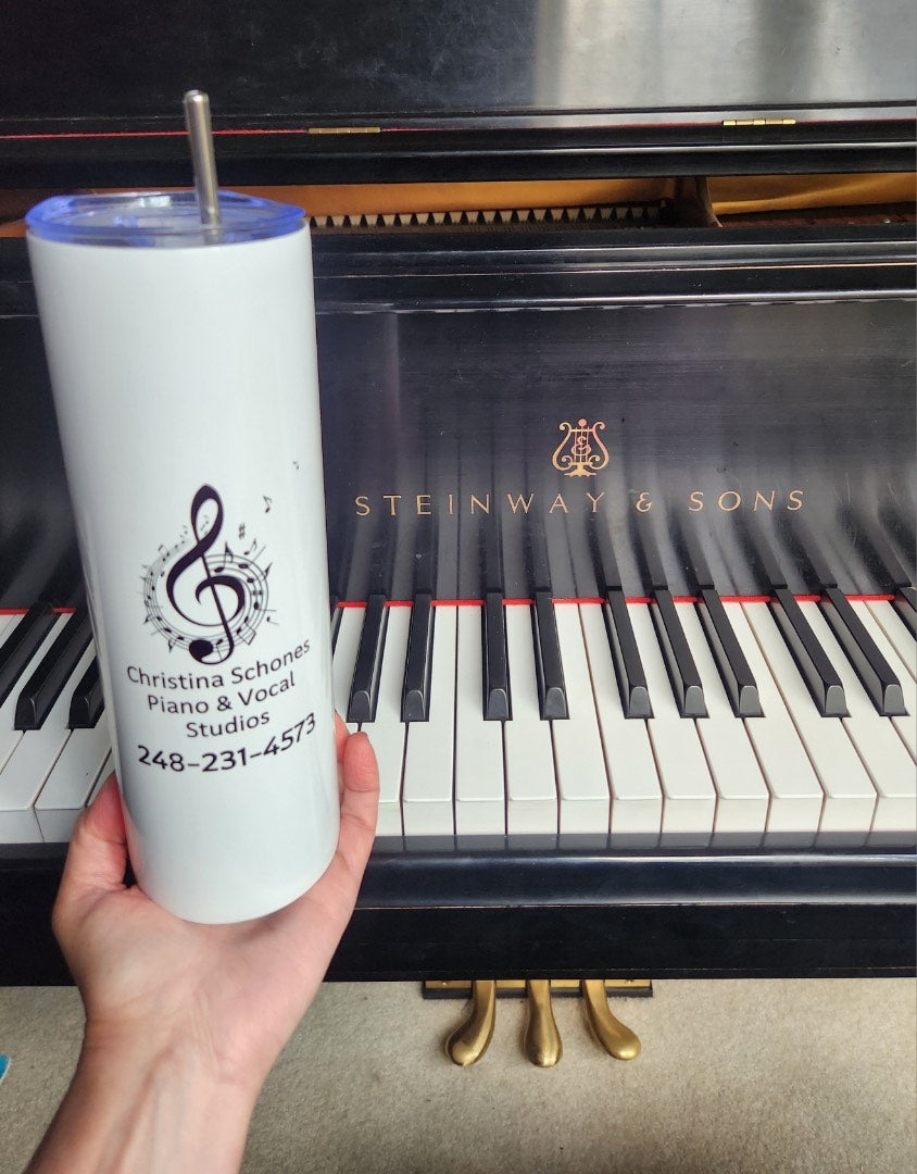 30oz Custom Tumbler w/ straw