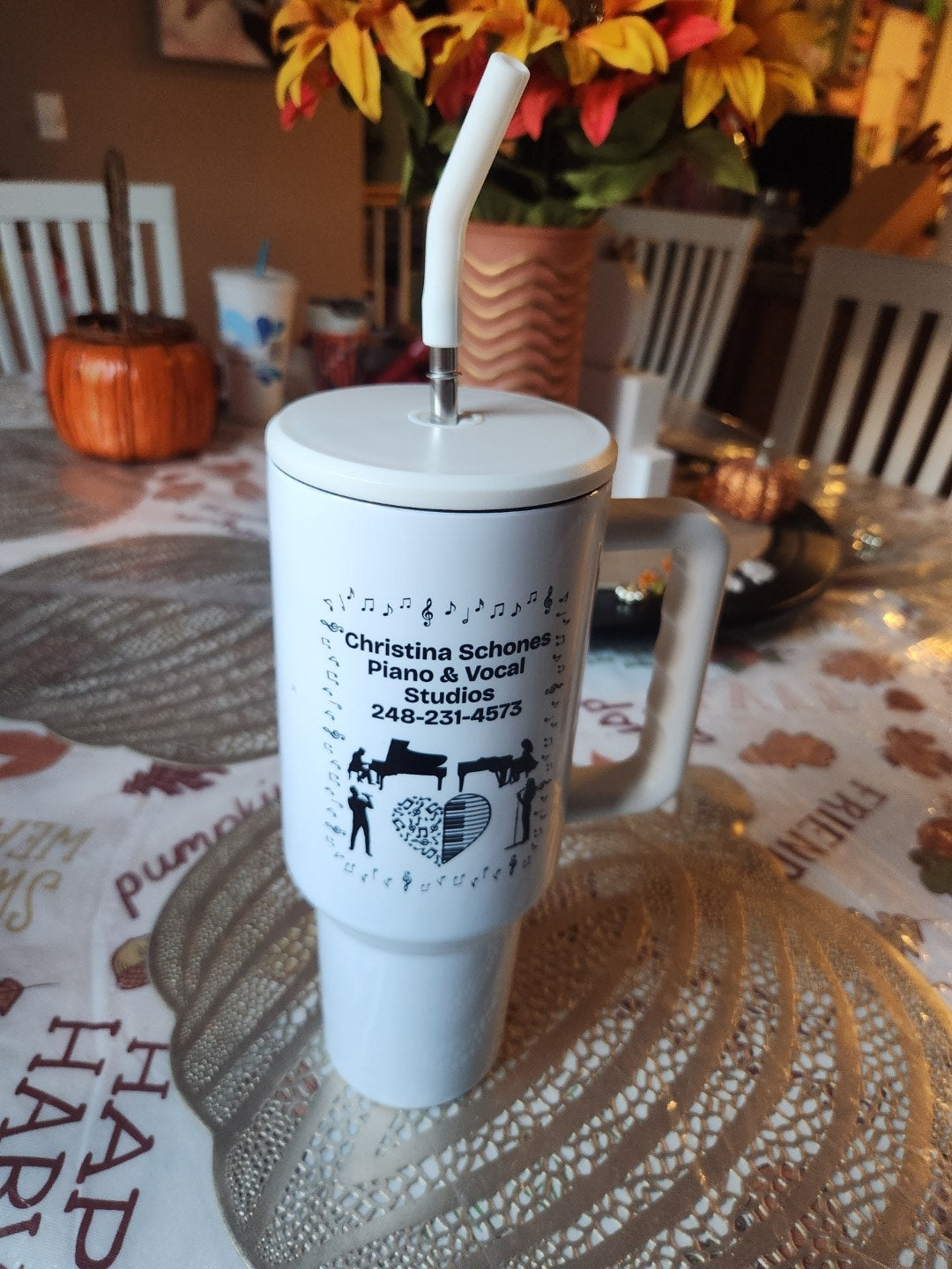 40 oz Tumbler w/ Straw