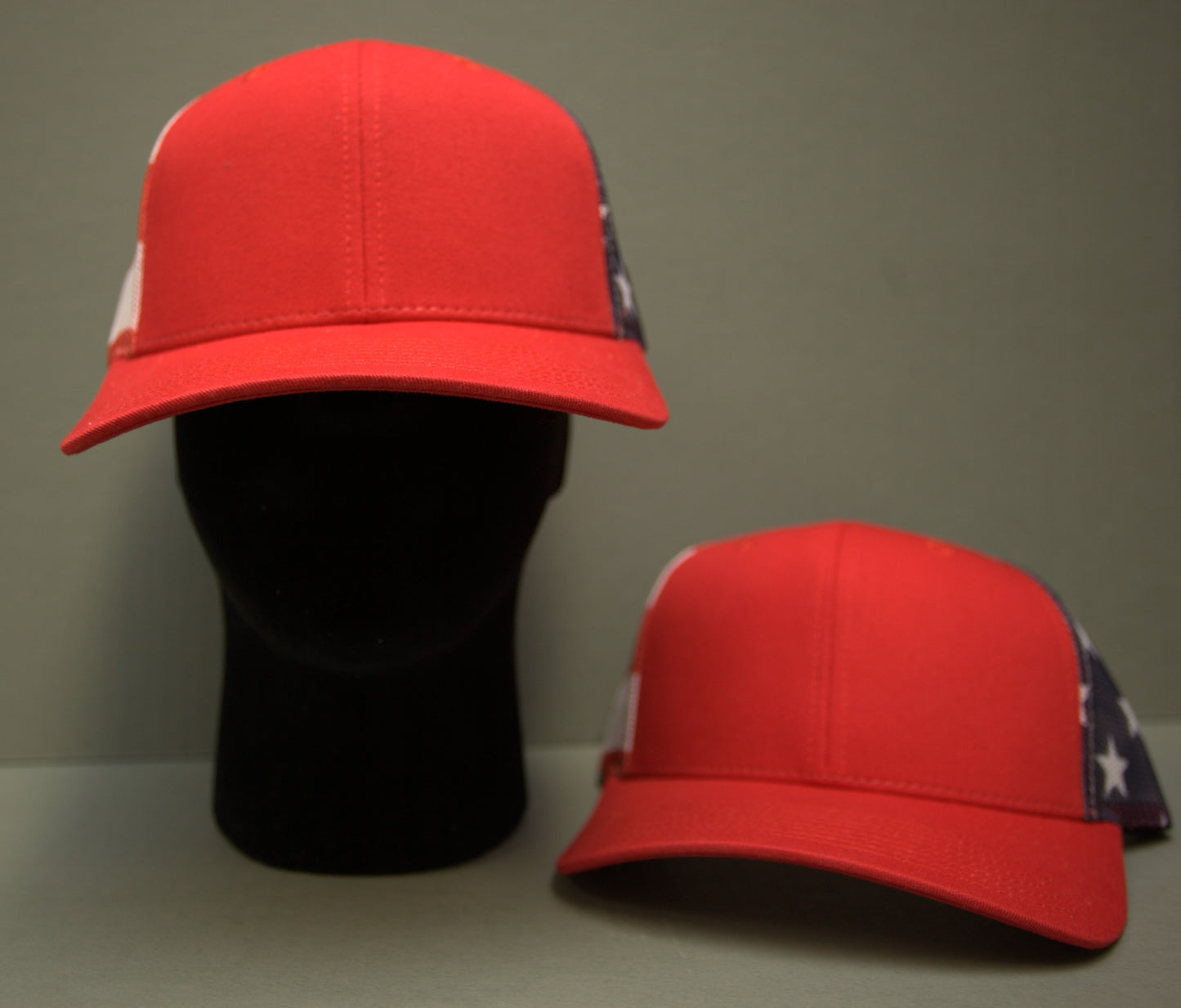 6 Panel hat with PU leather patch