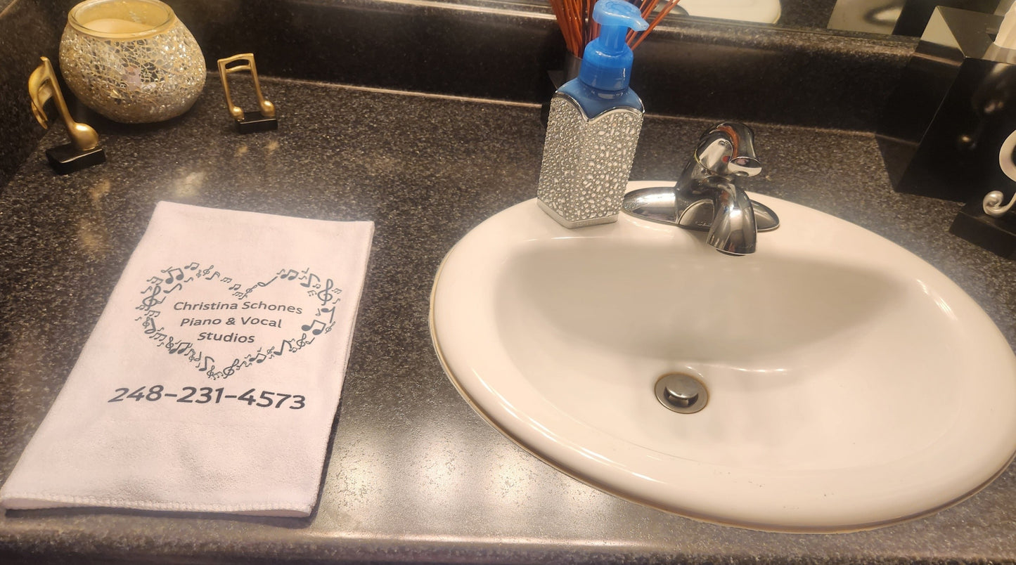 16x24 White Microfiber Towel