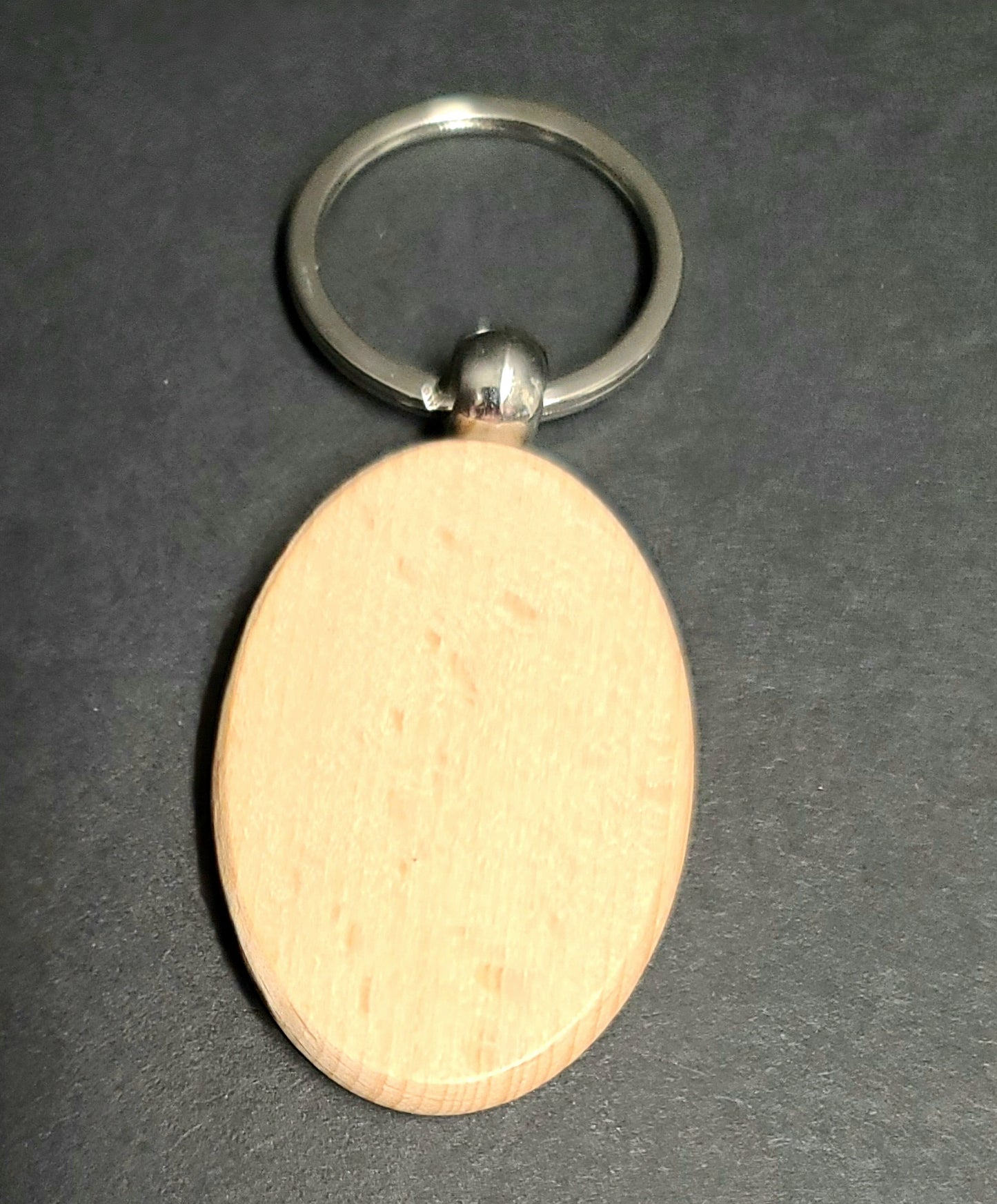 Engravable Wood Key Chain