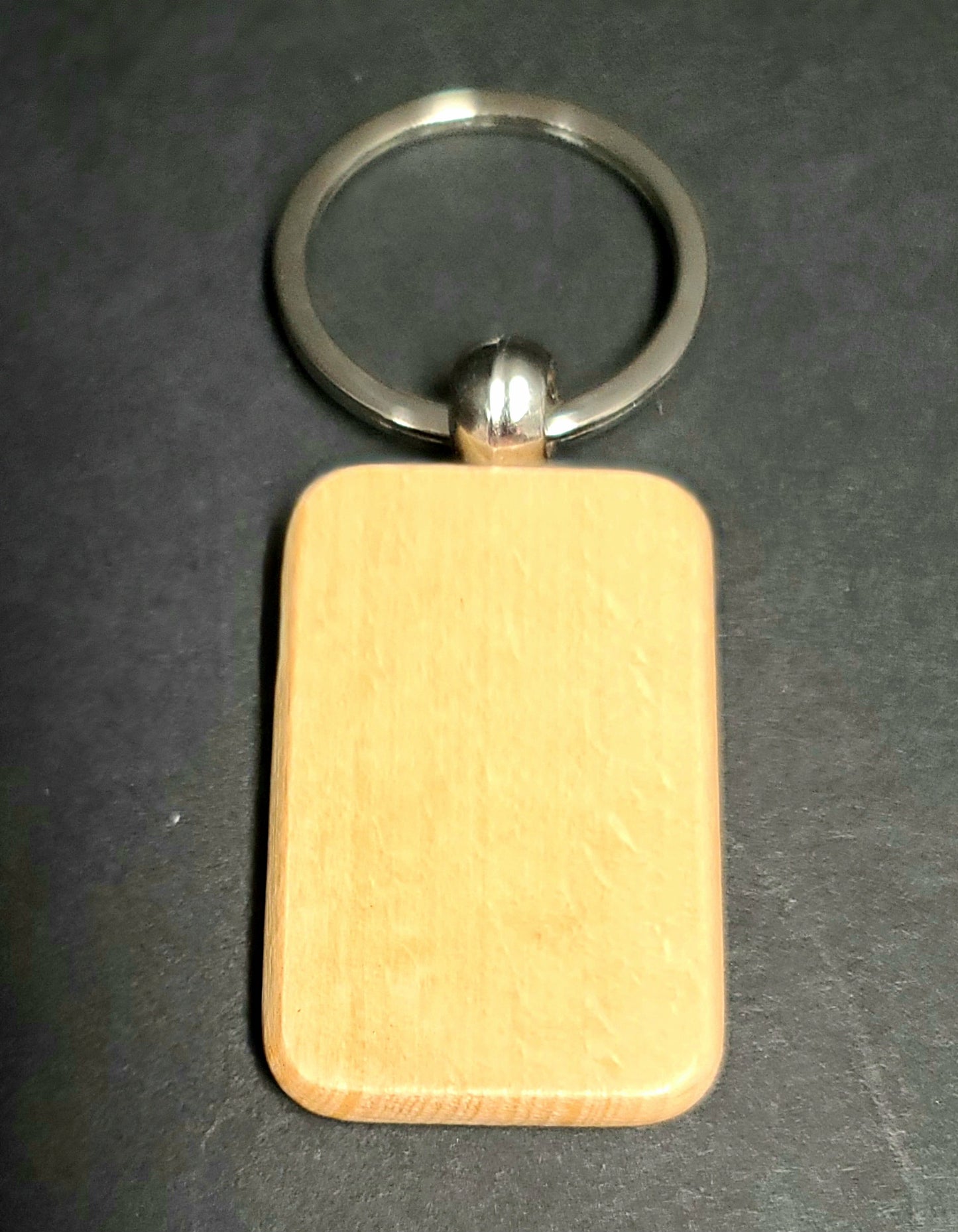 Engravable Wood Key Chain