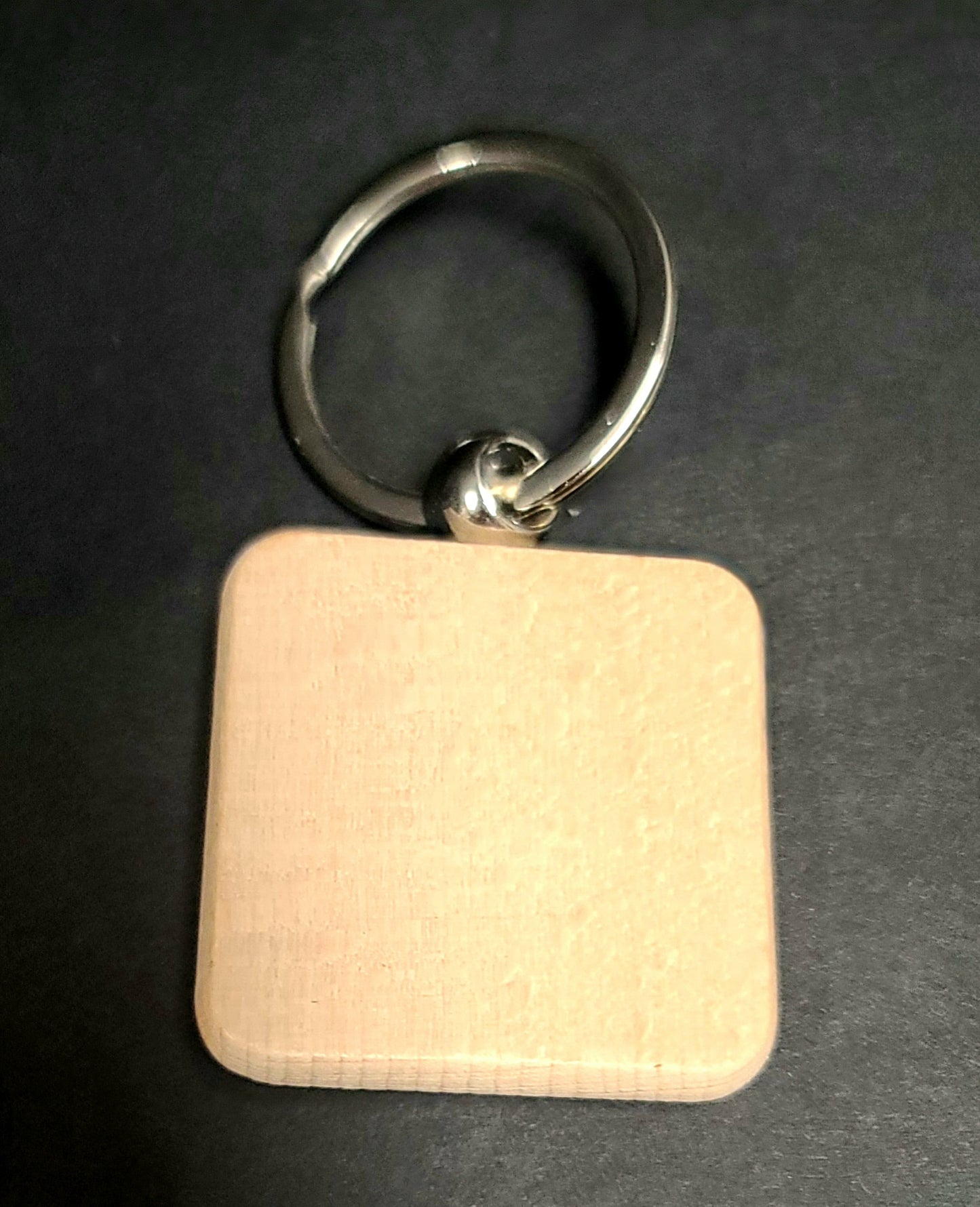 Engravable Wood Key Chain