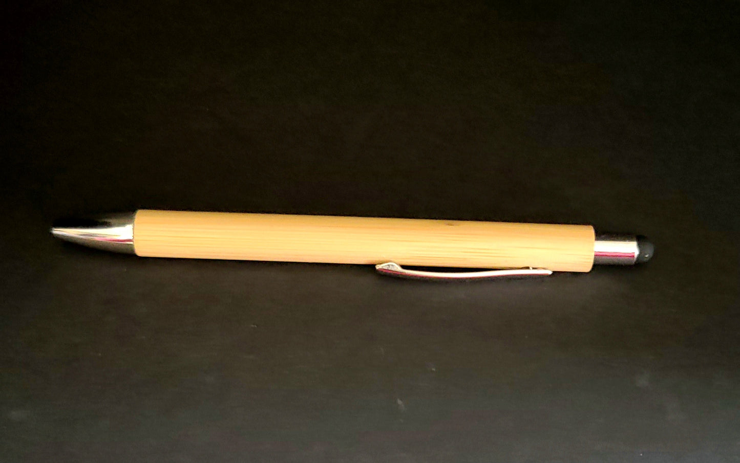Bamboo Engravable Pens with Stylus