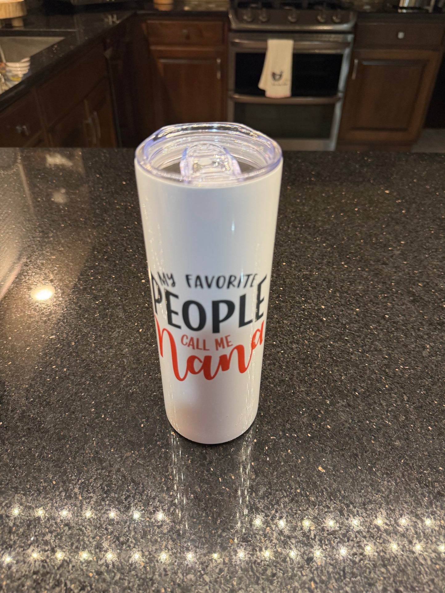 20 oz tumbler w/ Straw