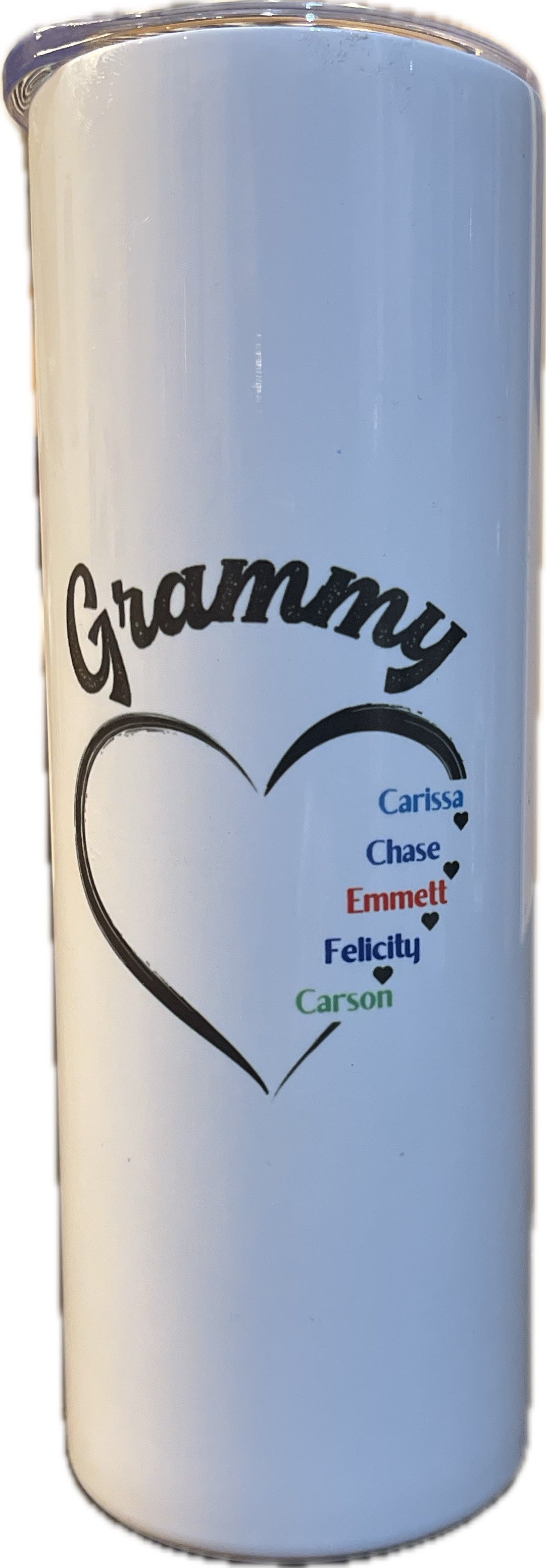 20 oz tumbler w/ Straw