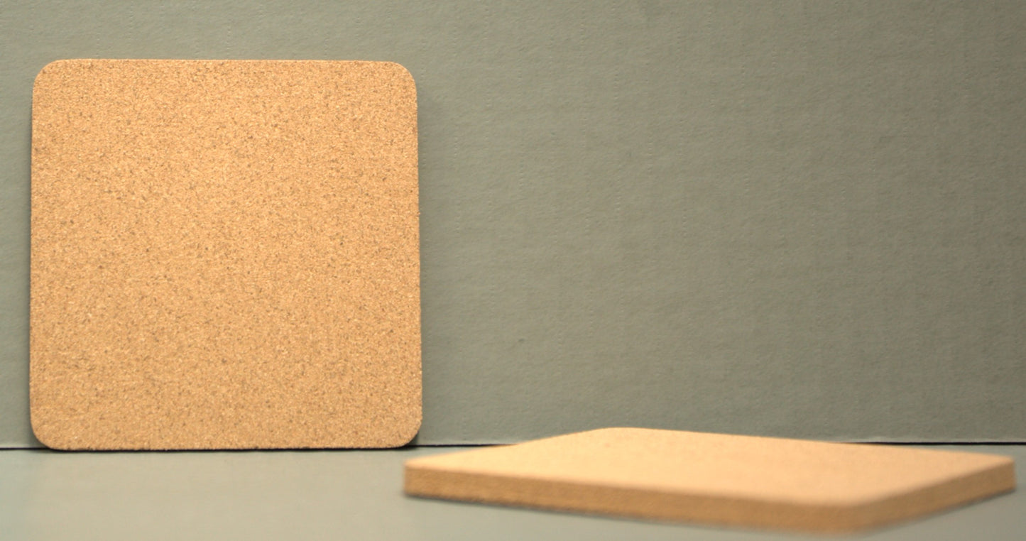 Engravable cork Coaster