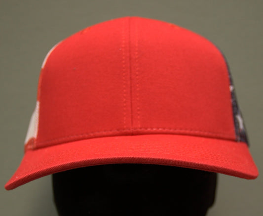 6 Panel hat with PU leather patch