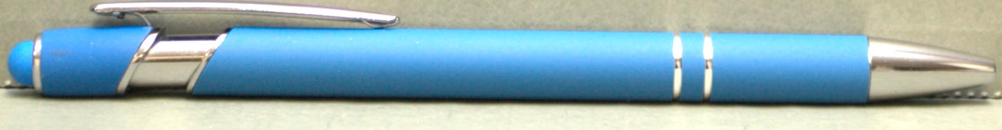 Engravable soft touch Metal Pen
