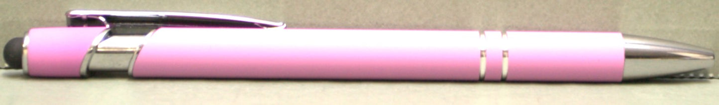 Engravable soft touch Metal Pen