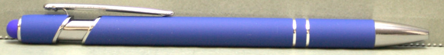 Engravable soft touch Metal Pen