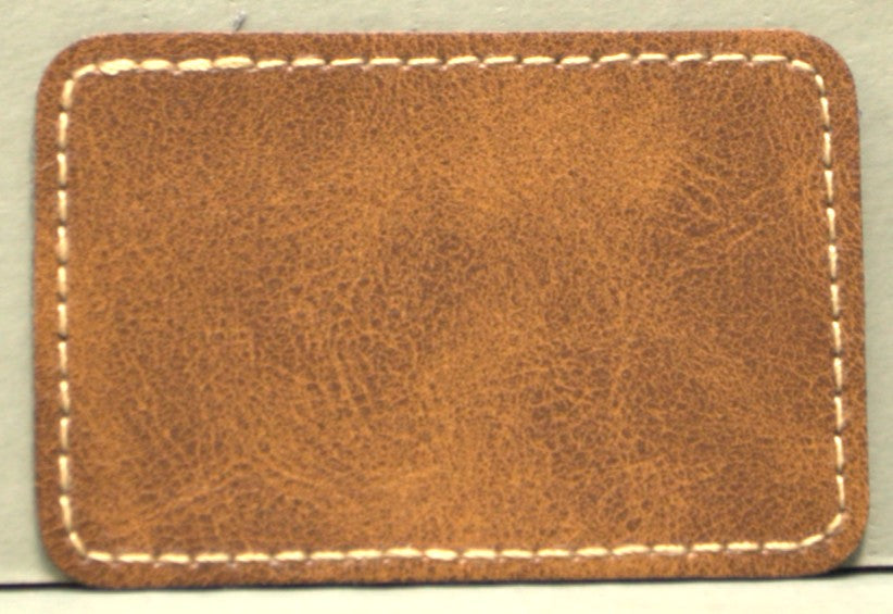 Engraved pleather Patch