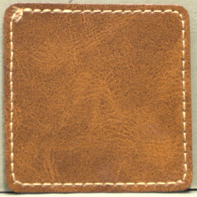 Engraved pleather Patch