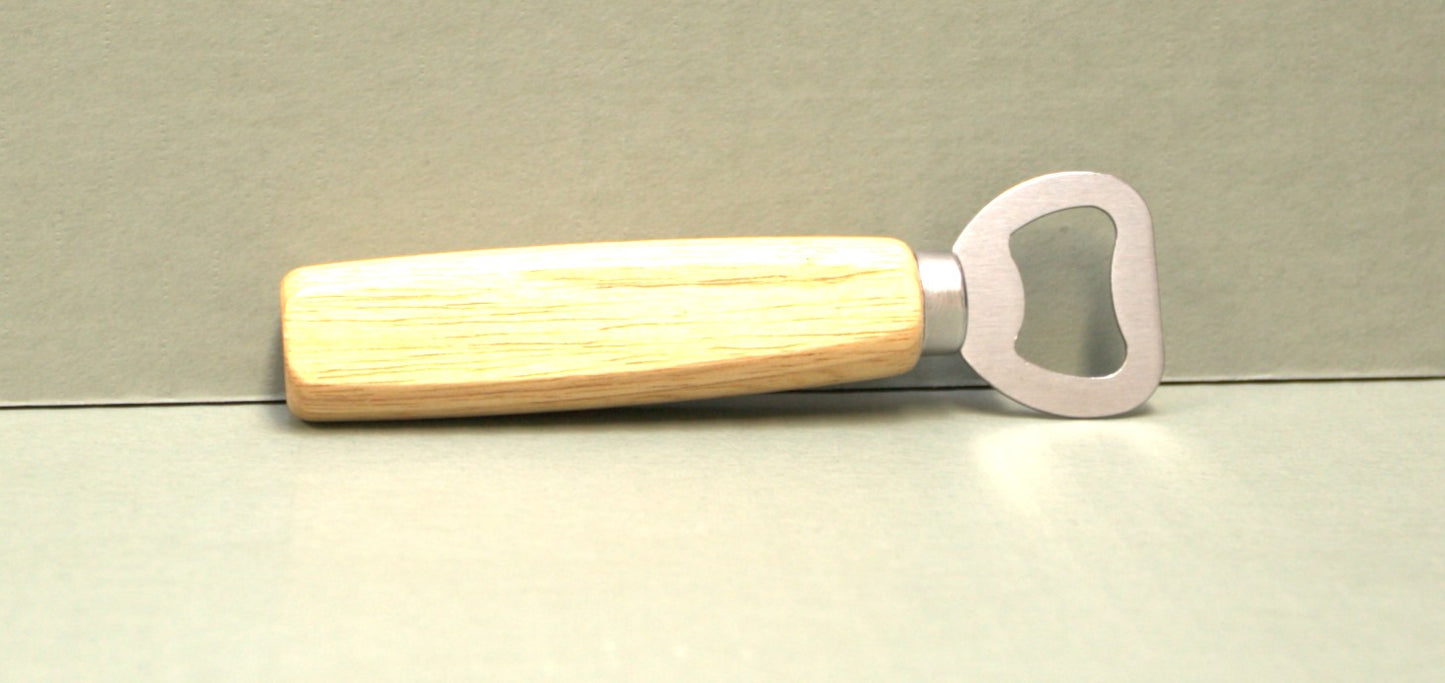 Engravable Wood Handle Bottle opener